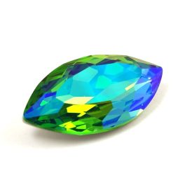AURORA Navette - Peridot Shimmer - 32x17mm