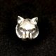 Metallic Round Bead - Panther - Silver Colour - 8x13mm