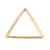Link - Triangle - Gold Colour - 21x23mm