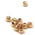 Metallic Round Bead - 18k gold coated - 2mm
