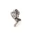 Pendant - Angel - Platinum Colour - 14x7mm