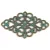 Link - Green Tarnish Bronze Colour - 41x24mm