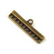 Spacer - Antique Brass Colour - 10 rows - 28mm