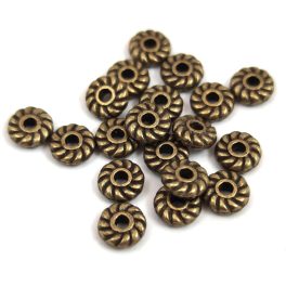 Link - Ring - Antique Brass Colour - 6x2mm
