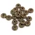 Köztes elem -  antik sárgaréz színű- 6x2mm