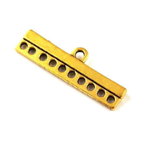 Spacer - Gold Colour - 10 rows - 28mm