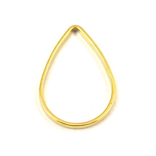 Link - Pear - Gold Colour - 11x16 mm