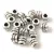 Metallic Round Bead - Rope - Platinum Colour - 5 x 4 mm 