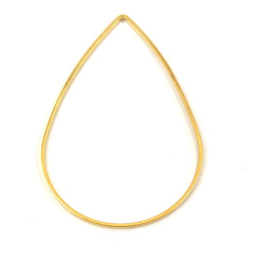 Link - Pear - Gold Colour - 25 x 38 mm