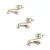 Pendant - Dachshund - Platinum Colour - 13x18mm