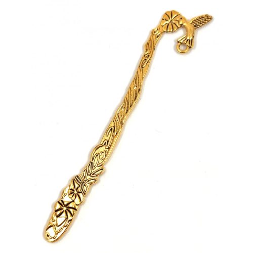 Bookmark - Arch with Hummingbird Deco - Gold Colour - 123 x 20 x 4 mm