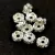 Rondelle Silver Colour - Crystal - 6mm