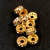 Rondelle Gold Colour - Crystal - 6mm