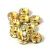Rondelle Gold Colour - Crystal AB - 8mm