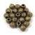Metallic Barrel Bead - Antique Brass Colour - 4mm