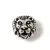 Metallic Round Bead - Lion - Antique Silver Colour - 8x13mm