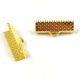 Cord End - Gold Colour - 20mm
