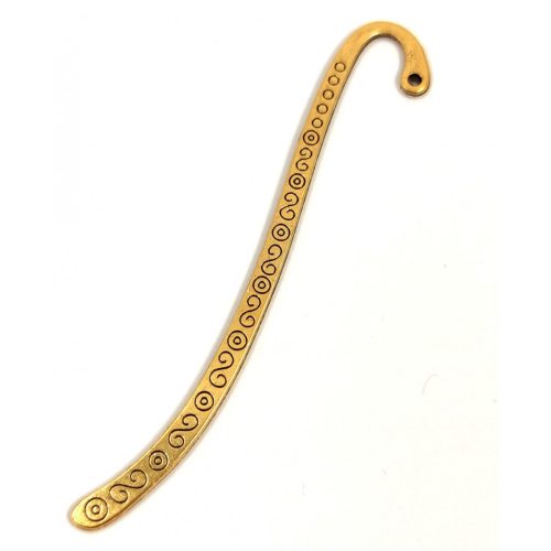 Bookmark - Arch with Deco - Gold Colour - 84 x 4 x 2 mm