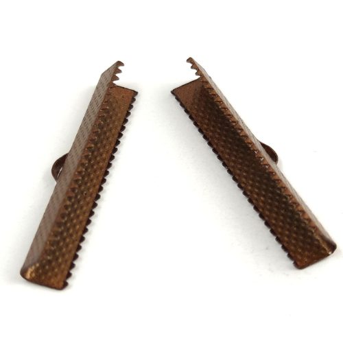 Cord End - Brown Gold Colour - 40mm