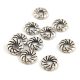 Fémgyöngy - Rope - platina színű - 8x2mm 