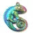 Pendant - Cameleon - Rainbow Colour - 30 x 24 x 3 mm