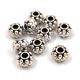Metallic Bead - Dots - Platinum Colour - 6.5x4.5mm 