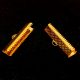 Cord End - Gold Colour - 25mm