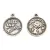 Pendant - Divertida -  Silver Colour - 21x18mm