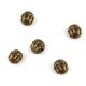 Metallic Round Bead - Buddha Head - Antique Copper Colour - 8x7x5mm