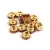 Rondelle Gold Colour - rose - 6mm
