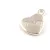 Pendant - Heart -  Silver Colour - Sister - 14x18x3mm