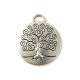 Pendant - Tree of Life - Platinum Colour - 23mm