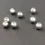Metallic Bead - Round - Silver Colour - 6mm 
