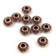 Metallic Round Bead - Ring - Antique Copper Colour - 6.5 x 3.5 mm 