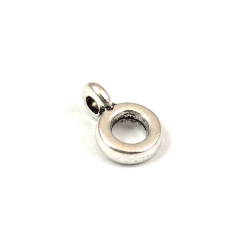 Bail - Plain - Platinum Colour - 7x10mm