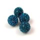 Round ball with crystals - Indicolite  - 10mm