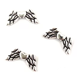  Angel Wings - Silver Colour - 8.5 x 19 x 9 mm