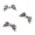  Angel Wings - Silver Colour - 8.5 x 19 x 9 mm