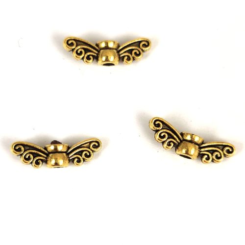  Angel Wings - Gold Colour -4 x 14 x 4 mm