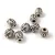 Metallic Bead - Platinum Colour - 6x5mm
