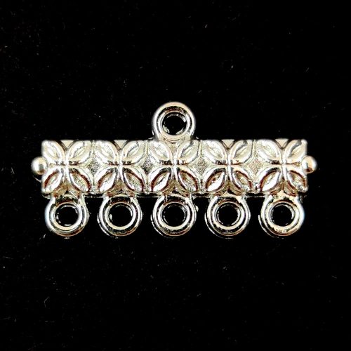 Spacer - Silver Colour - 5 rows - 25x12mm