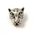 Metallic Round Bead - Tiger - Antique Silver Colour - 8x13mm