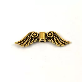  Angel Wings - Antique Gold Colour - 23mm
