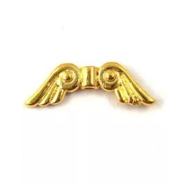  Angel Wings - Gold Colour - 22x7mm