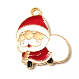 Pendant - Santa Claus - 24x20mm