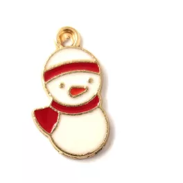 Pendant - Snowman - 21x12mm