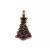 Pendant - Christmas Tree - Bronze Colour - 21x11mm