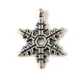Medál - hópihe - antik ezüst színű - 18x22mm