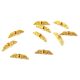  Angel Wings - Gold Colour - 12x3mm