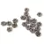 Pendant - Heishi Flower Deco - Hematit Colour - 4mm